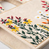 Embroidered Floral Canvas Tote